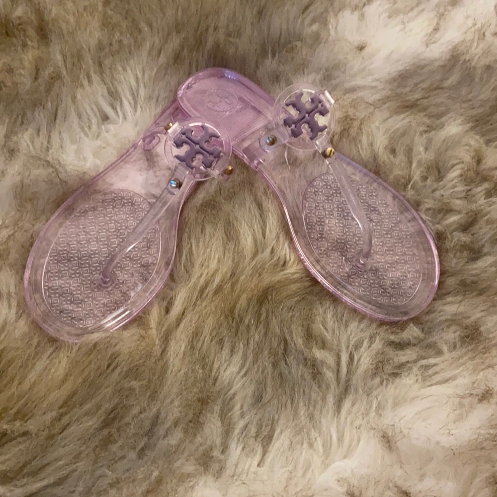 New Tori Burch jelly sandals